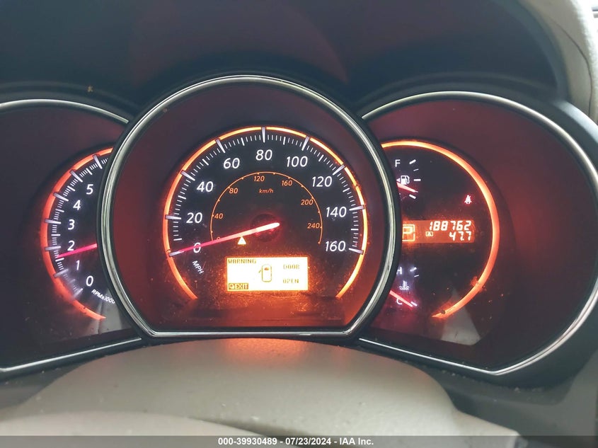 2010 Nissan Murano Sl VIN: JN8AZ1MU2AW016488 Lot: 39930489