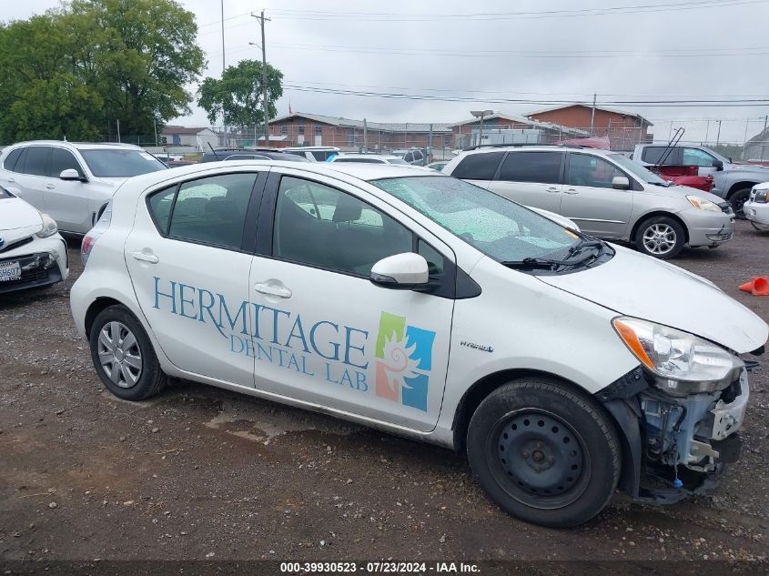 2014 Toyota Prius C VIN: JTDKDTB35E1575315 Lot: 39930523