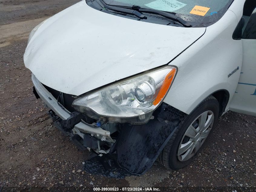 2014 Toyota Prius C VIN: JTDKDTB35E1575315 Lot: 39930523