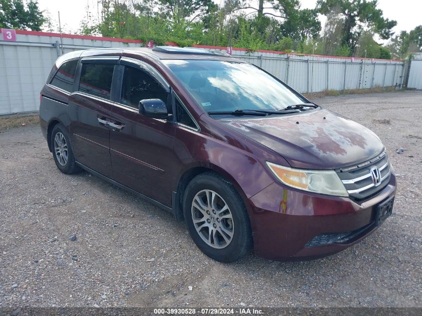 2011 Honda Odyssey Ex-L VIN: 5FNRL5H61BB046591 Lot: 39930528