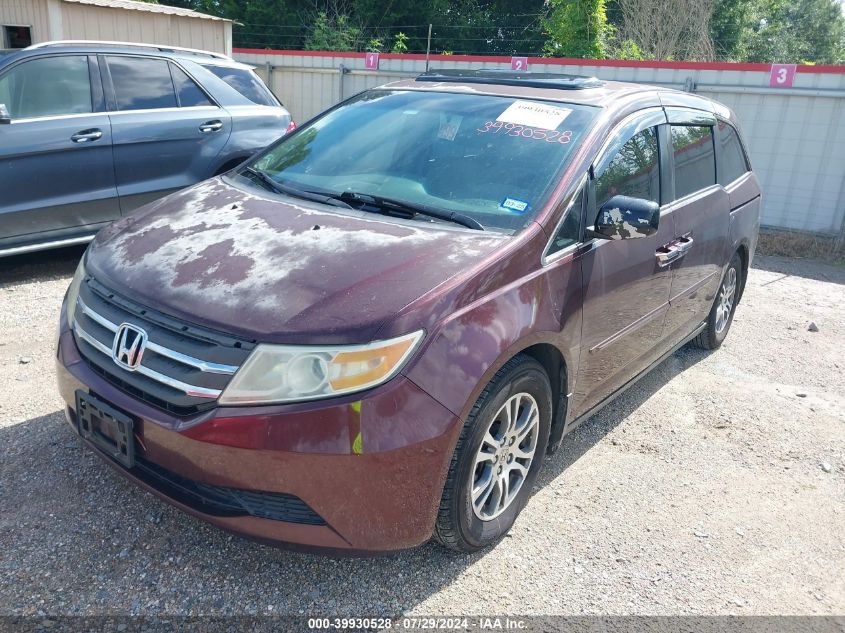 2011 Honda Odyssey Ex-L VIN: 5FNRL5H61BB046591 Lot: 39930528