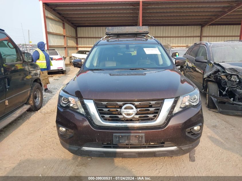 2019 Nissan Pathfinder Sl VIN: 5N1DR2MM0KC598765 Lot: 39930531