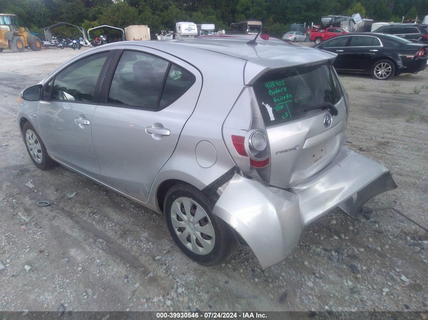 2012 Toyota Prius C One VIN: JTDKDTB31C1020097 Lot: 39930546