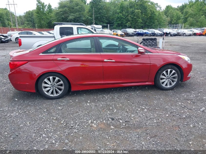 2014 Hyundai Sonata Limited VIN: 5NPEC4AC6EH911196 Lot: 39930553