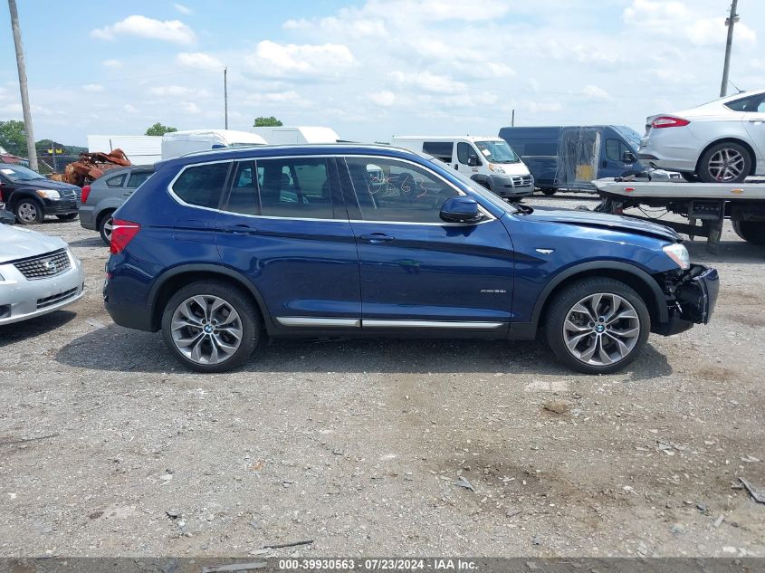 2017 BMW X3 xDrive28I VIN: 5UXWX9C36H0W75524 Lot: 39930563