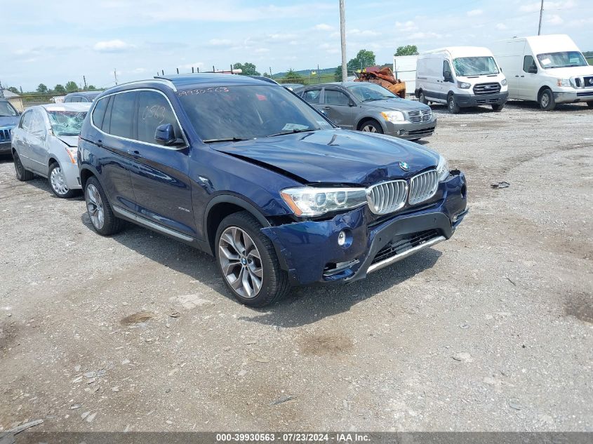 2017 BMW X3 XDRIVE28I - 5UXWX9C36H0W75524