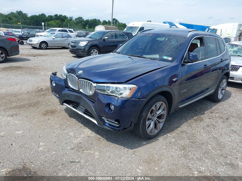 2017 BMW X3 XDRIVE28I - 5UXWX9C36H0W75524