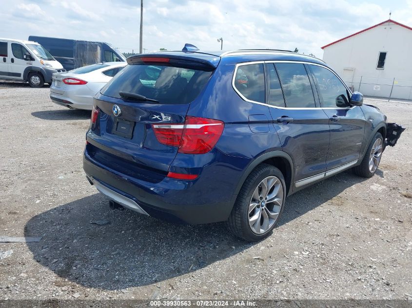 2017 BMW X3 XDRIVE28I - 5UXWX9C36H0W75524