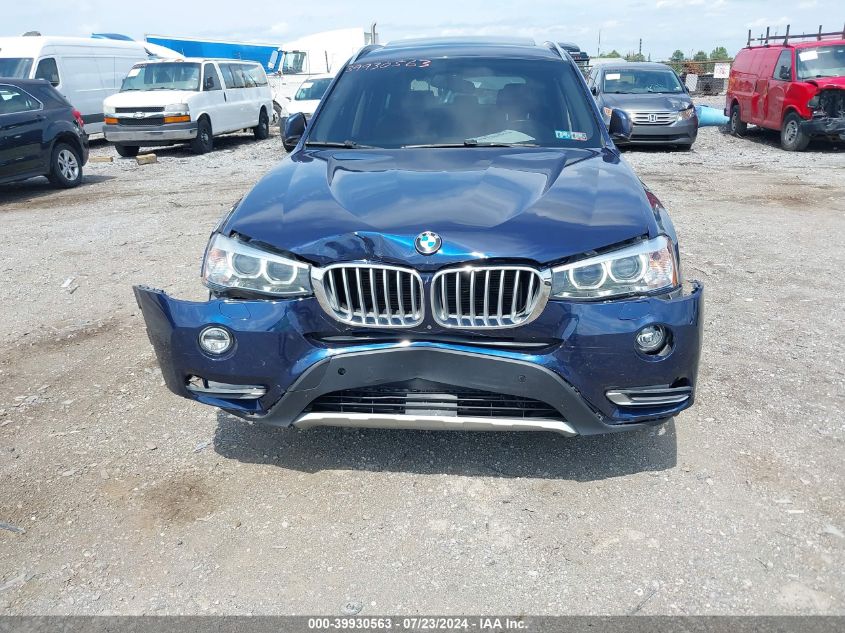 2017 BMW X3 XDRIVE28I - 5UXWX9C36H0W75524