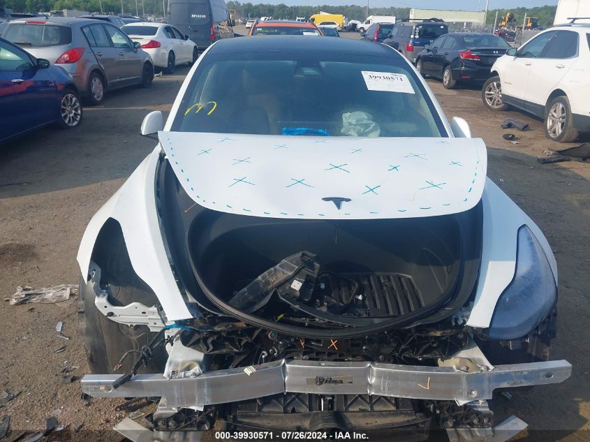 2021 Tesla Model 3 Standard Range Plus Rear-Wheel Drive VIN: 5YJ3E1EA5MF923538 Lot: 39930571