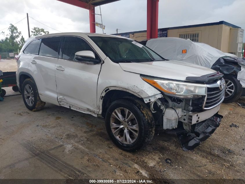 2015 Toyota Highlander Le Plus V6 VIN: 5TDZKRFH1FS089053 Lot: 39930595