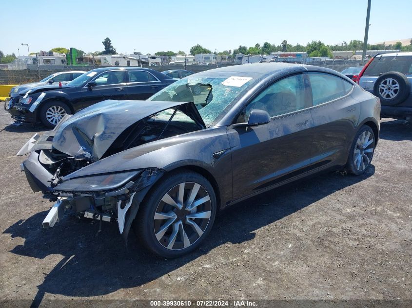 5YJ3E1EB6RF736129 2024 TESLA MODEL 3 - Image 2