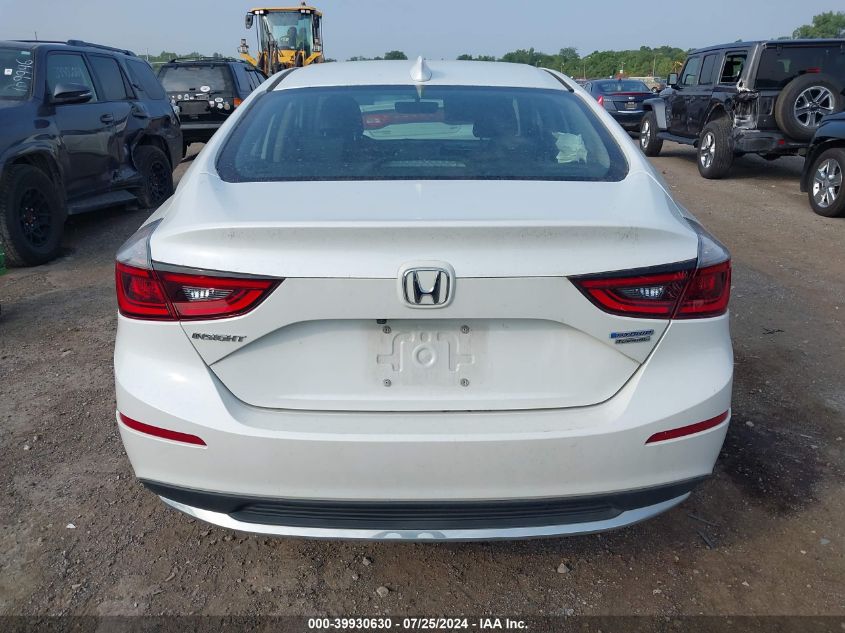 2021 Honda Insight Touring VIN: 19XZE4F92ME004389 Lot: 39930630