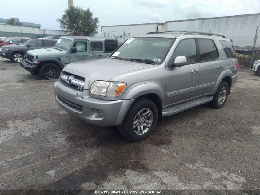 2005 Toyota Sequoia Limited V8 VIN: 5TDBT48A65S234457 Lot: 39930641