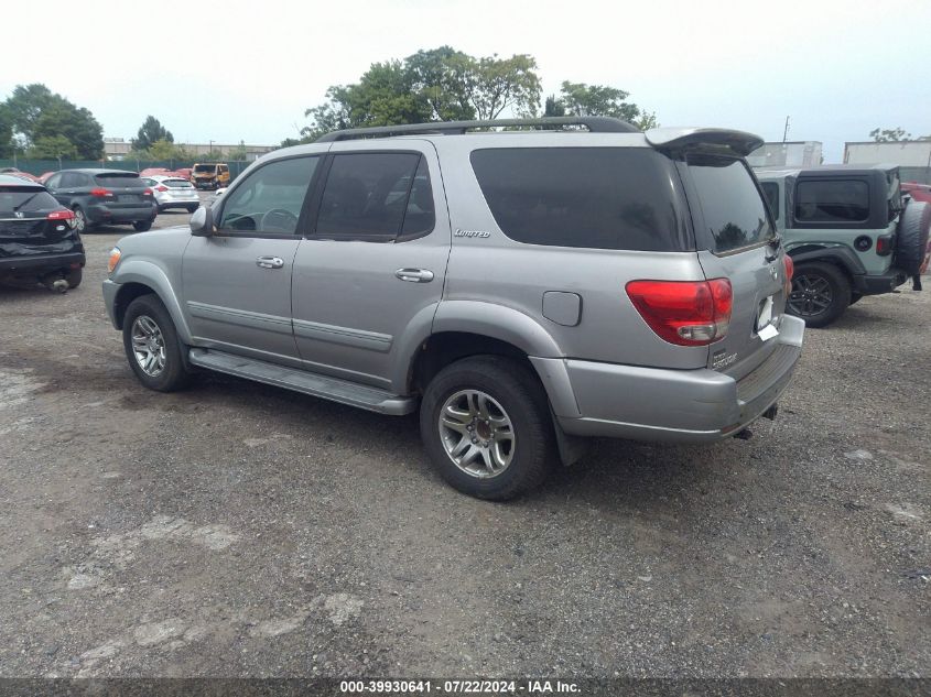 2005 Toyota Sequoia Limited V8 VIN: 5TDBT48A65S234457 Lot: 39930641