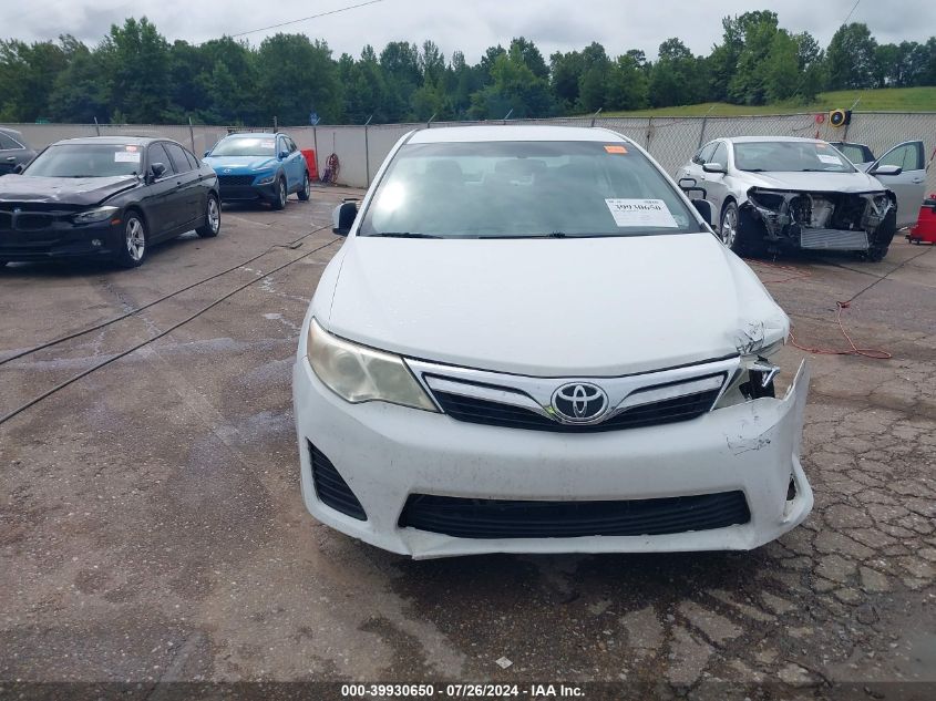 2012 Toyota Camry Le VIN: 4T1BF1FK6CU527488 Lot: 39930650