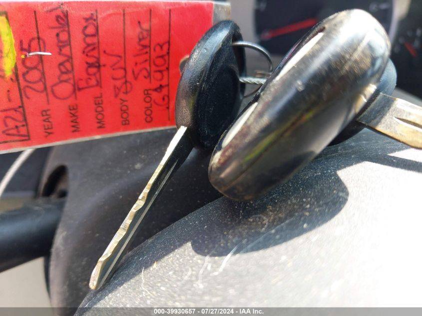 2005 Chevrolet Equinox Lt VIN: 2CNDL73F456164993 Lot: 39930657