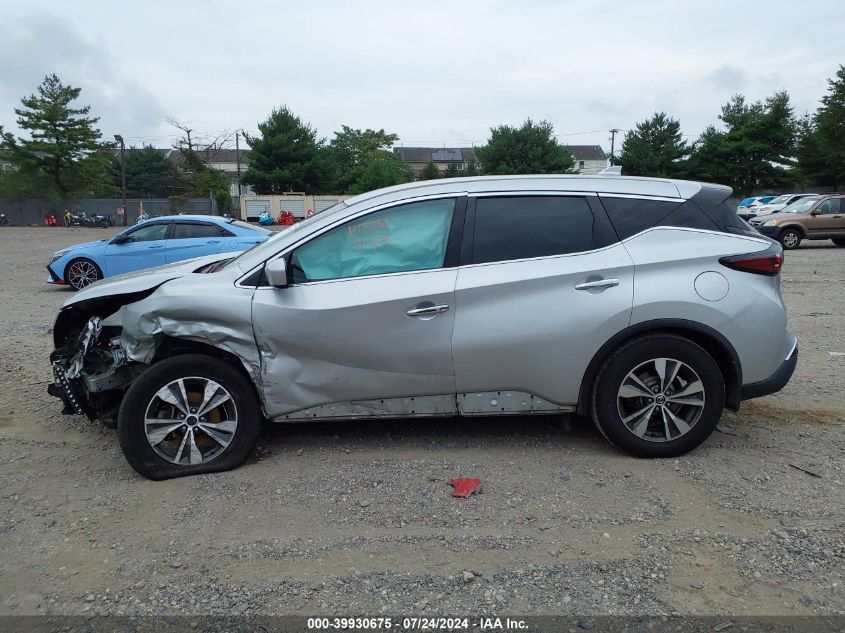 2021 Nissan Murano S Intelligent Awd VIN: 5N1AZ2AS7MC105771 Lot: 39930675