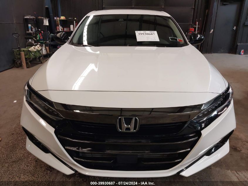 2021 Honda Accord Sport Special Edition VIN: 1HGCV1F47MA108129 Lot: 39930687