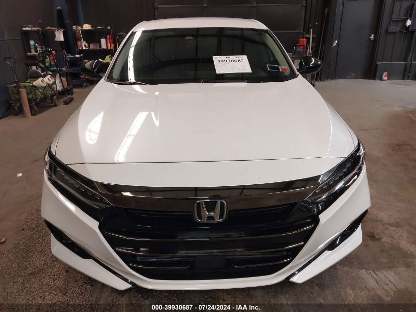 2021 Honda Accord Sport Special Edition VIN: 1HGCV1F47MA108129 Lot: 39930687