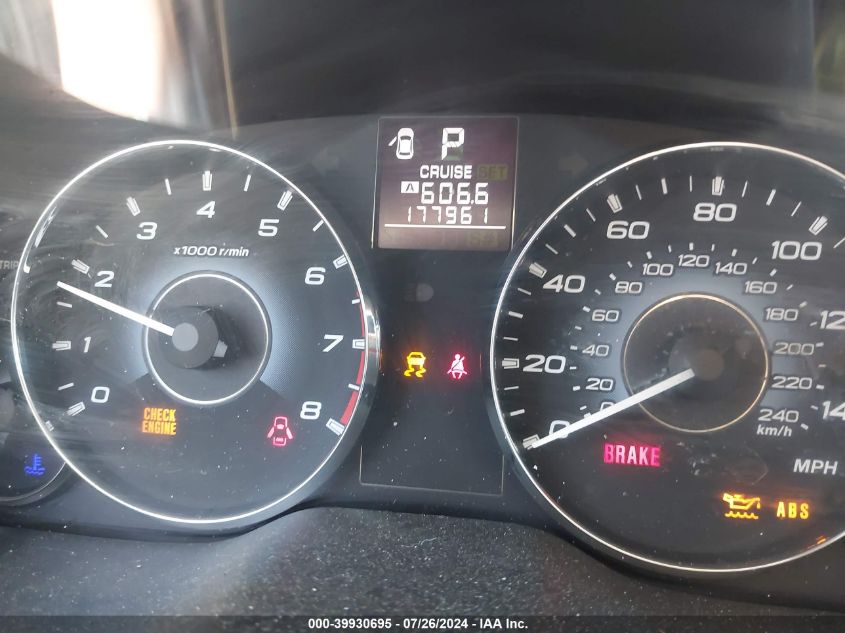 2010 Subaru Outback 2.5I Limited VIN: 4S4BRBLC1A3317894 Lot: 39930695