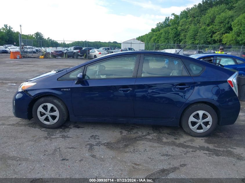 2013 Toyota Prius VIN: JTDKN3DU3D0355128 Lot: 39930714