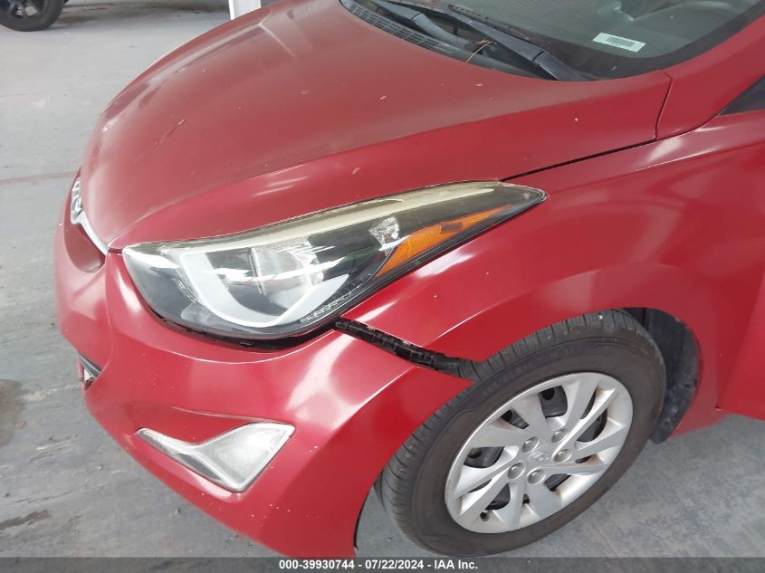 KMHDH4AE1FU310506 | 2015 HYUNDAI ELANTRA