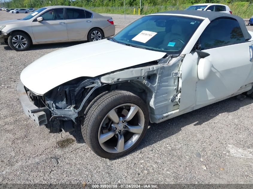 2006 Nissan 350Z Roadster VIN: JN1AZ36A16M455472 Lot: 39930755