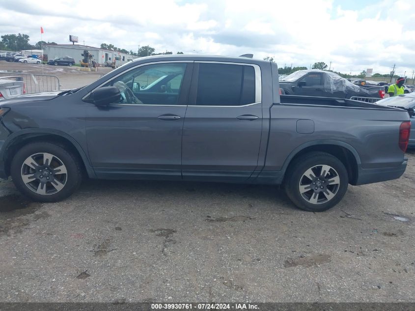 2017 Honda Ridgeline Rtl-T VIN: 5FPYK2F68HB003074 Lot: 39930761