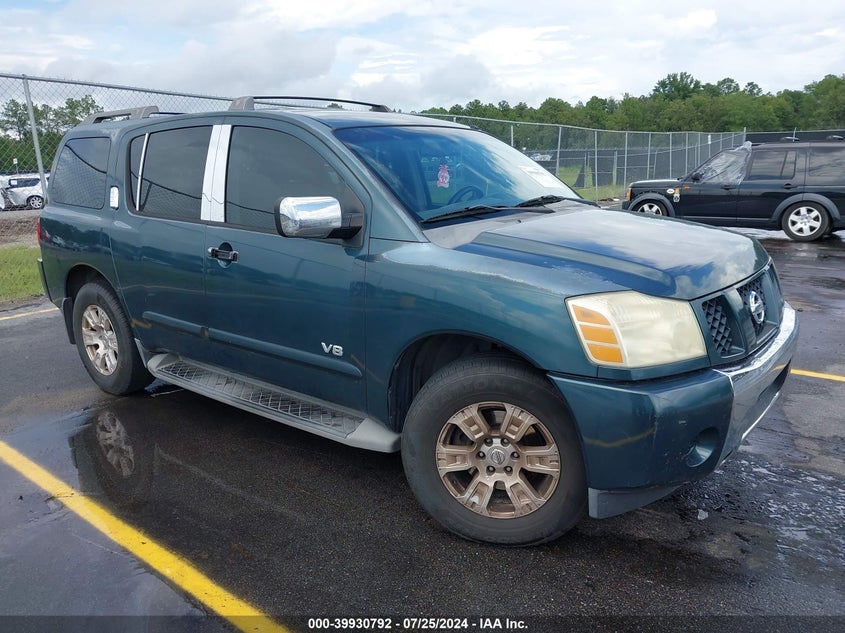 2006 Nissan Armada Se VIN: 5N1AA08A26N740347 Lot: 39930792