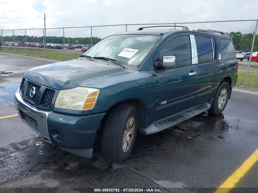 2006 Nissan Armada Se VIN: 5N1AA08A26N740347 Lot: 39930792