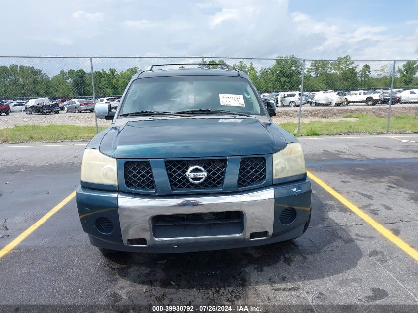 2006 Nissan Armada Se VIN: 5N1AA08A26N740347 Lot: 39930792