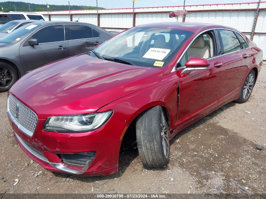 2018 Lincoln Mkz Premiere VIN: 3LN6L5A97JR614570 Lot: 39930798