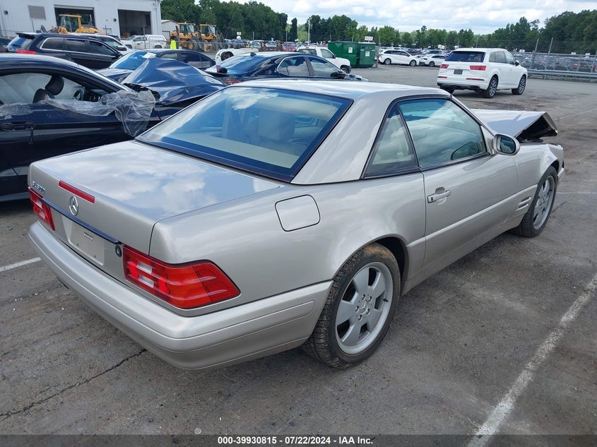 1999 Mercedes-Benz Sl 500 VIN: WDBFA68F7XF182000 Lot: 39930815