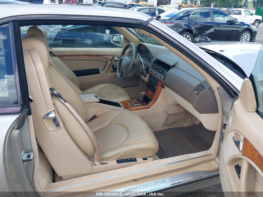 1999 Mercedes-Benz Sl 500 VIN: WDBFA68F7XF182000 Lot: 39930815