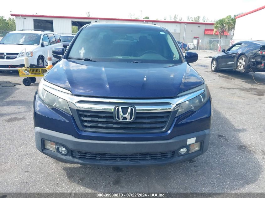 2017 Honda Ridgeline Rts VIN: 5FPYK3F4XHB004876 Lot: 39930870