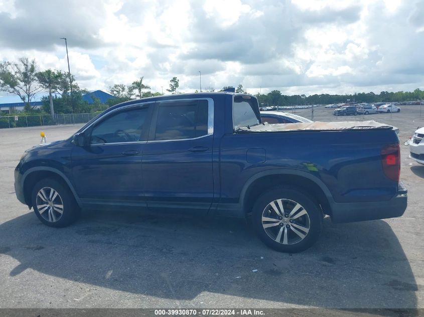 2017 Honda Ridgeline Rts VIN: 5FPYK3F4XHB004876 Lot: 39930870