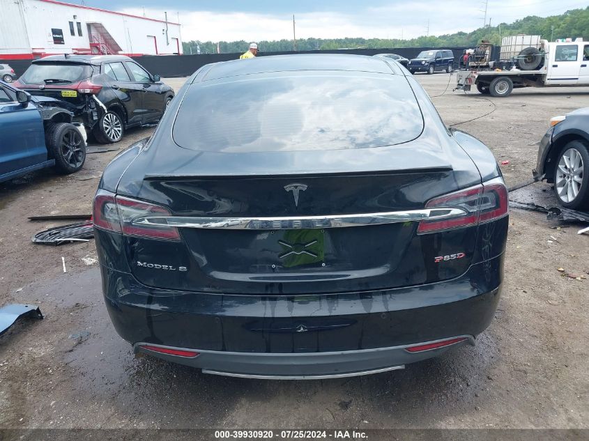 2015 Tesla Model S 85D/P85D VIN: 5YJSA1H4XFF086169 Lot: 39930920