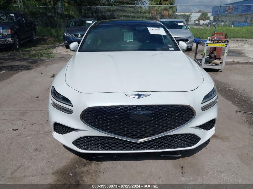 2023 Genesis G70 Prestige VIN: KMTG34TA3PU111891 Lot: 39930973