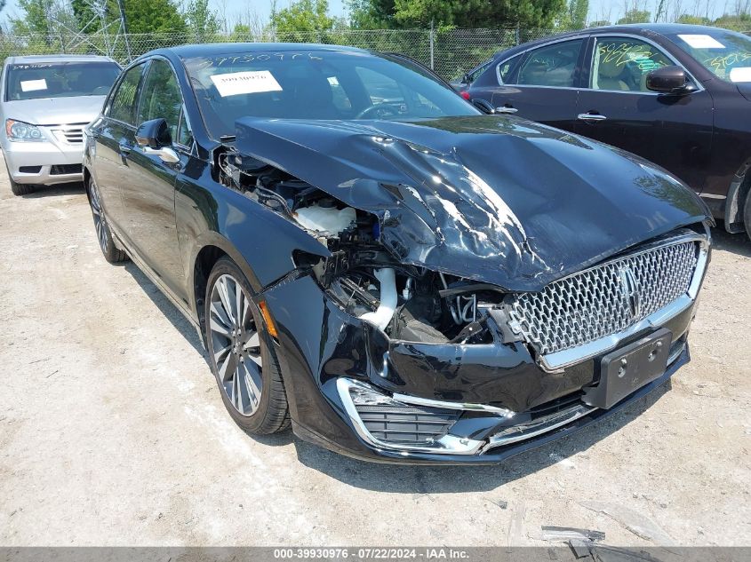 2018 Lincoln Mkz Reserve VIN: 3LN6L5E90JR602349 Lot: 39930976