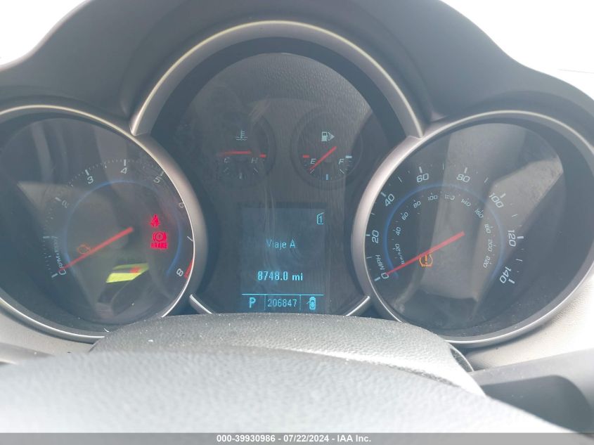 2011 Chevrolet Cruze Ls VIN: 1G1PC5SH9B7120680 Lot: 39930986