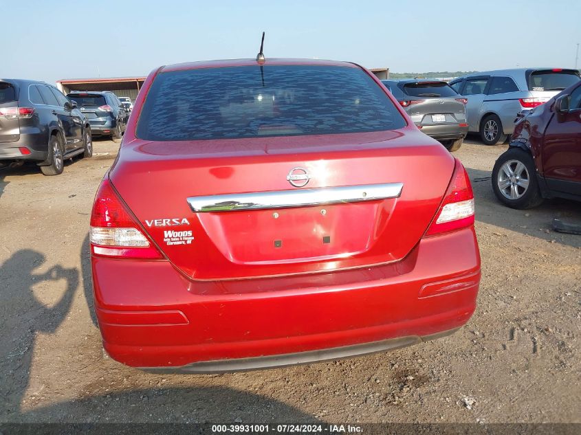 2010 Nissan Versa 1.8S VIN: 3N1BC1AP9AL411339 Lot: 39931001