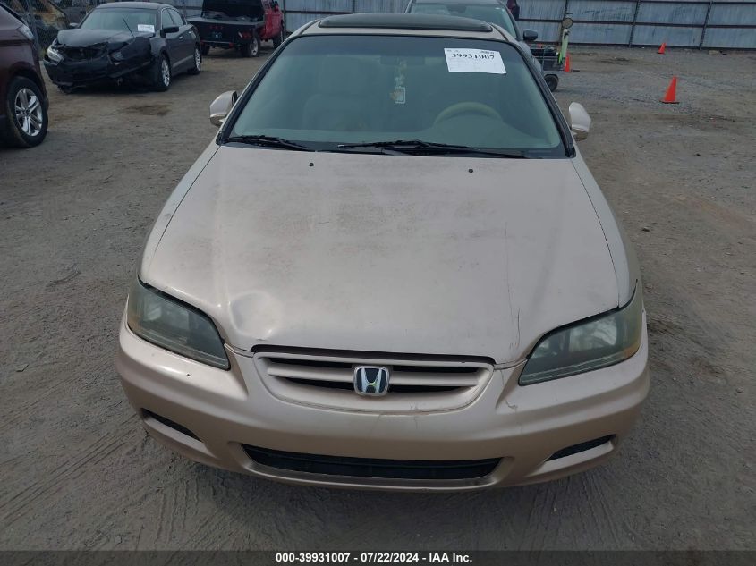 2001 Honda Accord 3.0 Ex VIN: 1HGCG22561A011823 Lot: 39931007