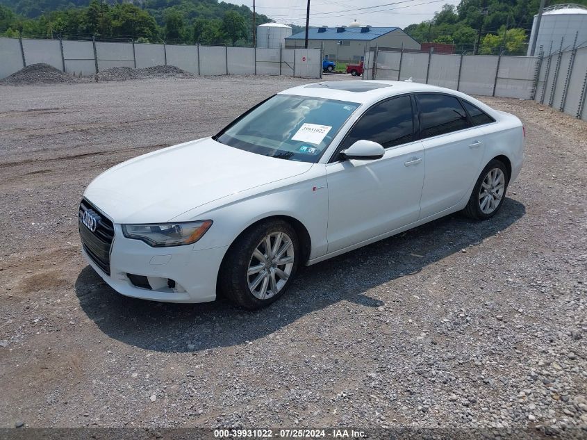 2014 Audi A6 3.0T Premium Plus VIN: WAUFGAFC8EN036572 Lot: 39931022