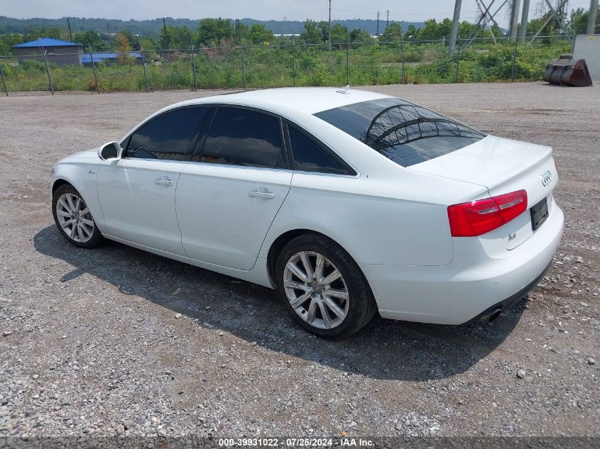 2014 Audi A6 3.0T Premium Plus VIN: WAUFGAFC8EN036572 Lot: 39931022