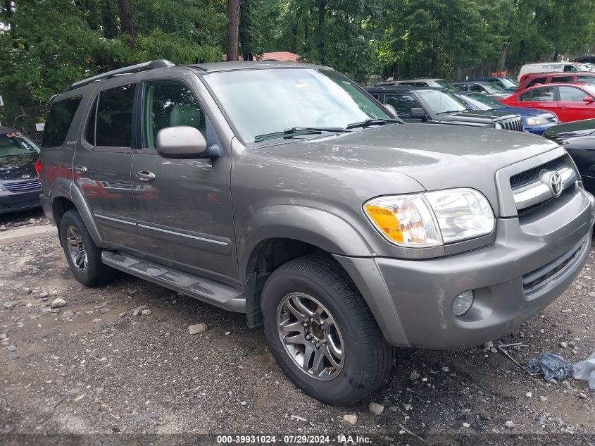 2006 Toyota Sequoia Limited V8 VIN: 5TDZT38A46S265992 Lot: 39931024