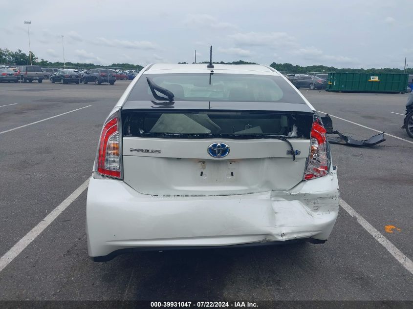 2014 Toyota Prius Five VIN: JTDKN3DU8E1793039 Lot: 39931047