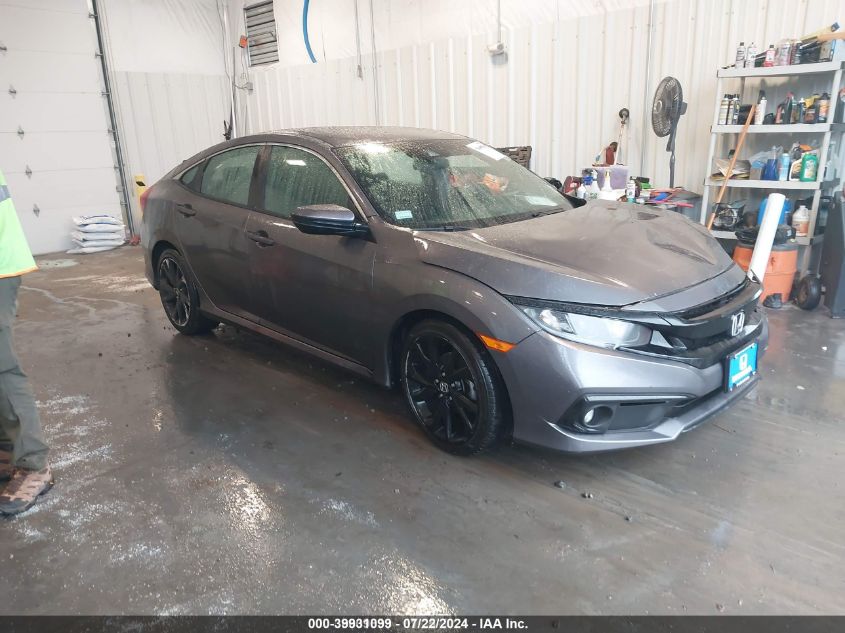 2019 Honda Civic Sport VIN: 2HGFC2F8XKH588676 Lot: 39931099