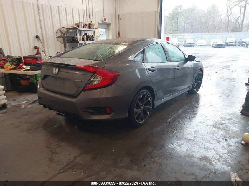 2019 Honda Civic Sport VIN: 2HGFC2F8XKH588676 Lot: 39931099