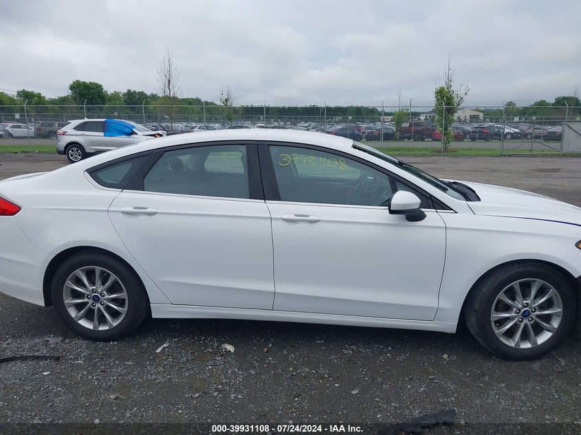 2017 Ford Fusion Se VIN: 3FA6P0H78HR231009 Lot: 39931108